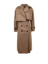Women's Brown Long Trench Coat