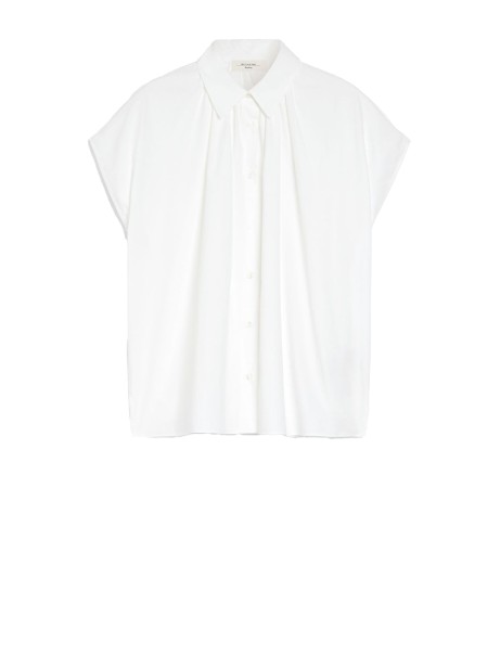 White Poplin Women's Shirt