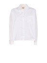 White Poplin Women's Shirt