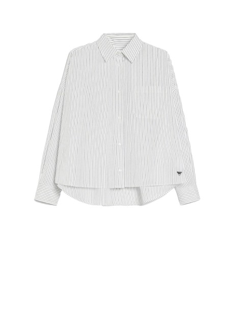 Women's Striped Poplin Shirt