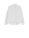 Women's Striped Poplin Shirt