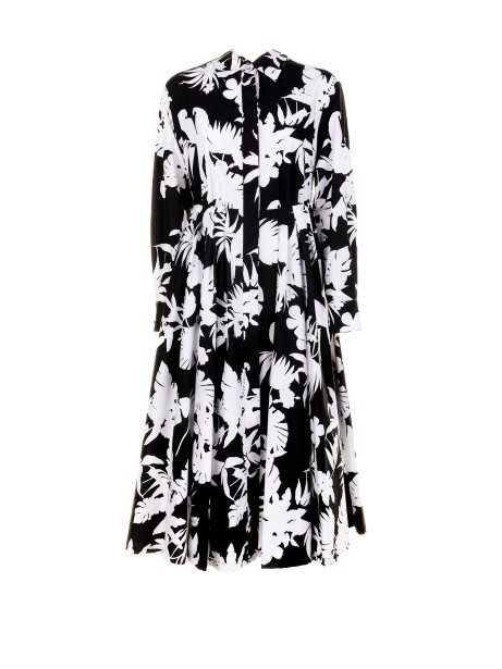 Long Sleeve Patterned Dress