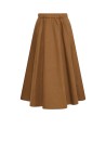 Long loose khaki skirt