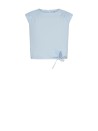 Light blue poplin top