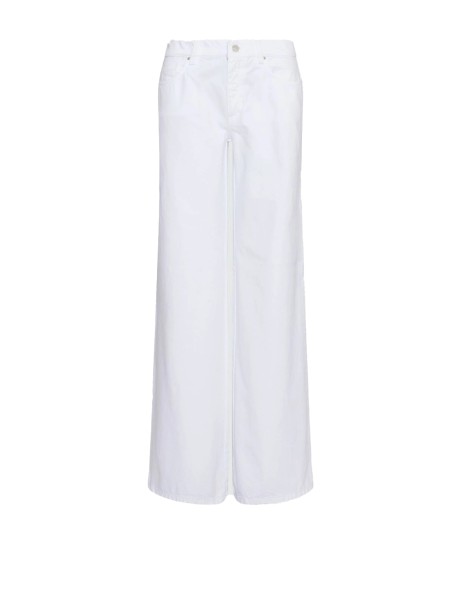 High Waist Jeans White