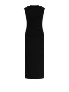 Long black jersey dress