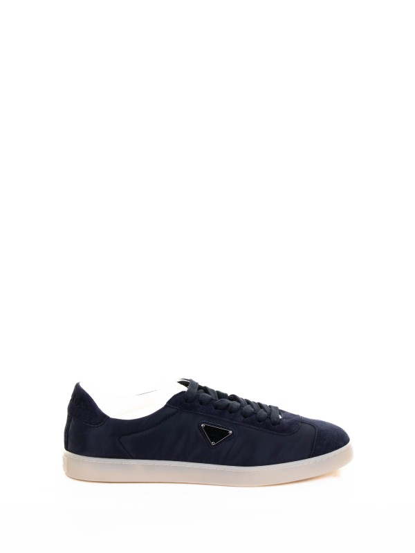 Navy blue sneakers with logo Navy blue sneakers with logo