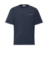 Men's blue T-shirt with logo
