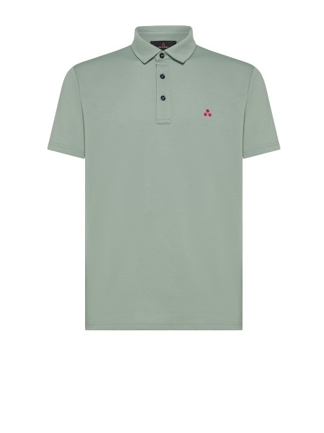 Polo sage green short sleeves