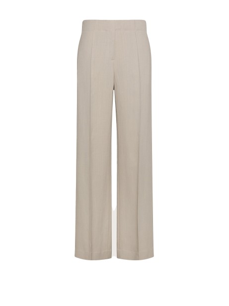 Ice viscose and linen trousers