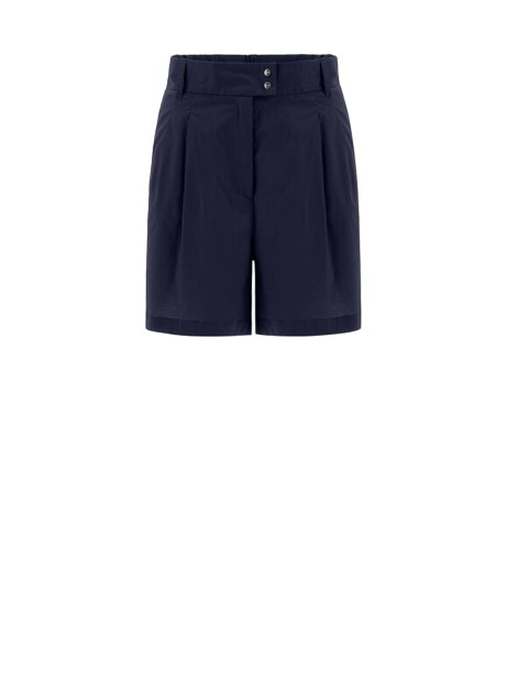 Navy blue shorts in cotton