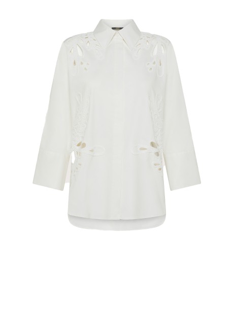 White Cotton Women's Shirt