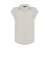 Cream Short Sleeve Shirt