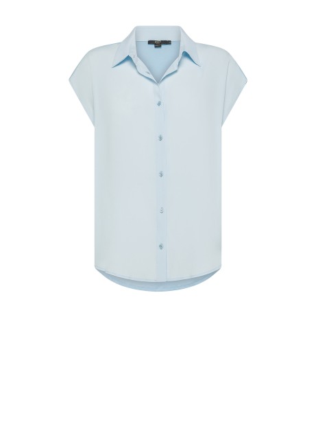 Short Sleeve Blue Shirt
