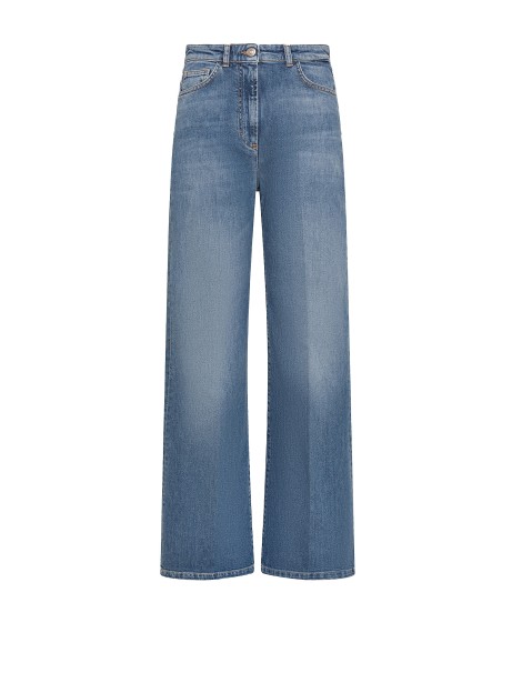 women's high-waisted denim jeans