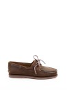Brown Suede Boat Moccasin