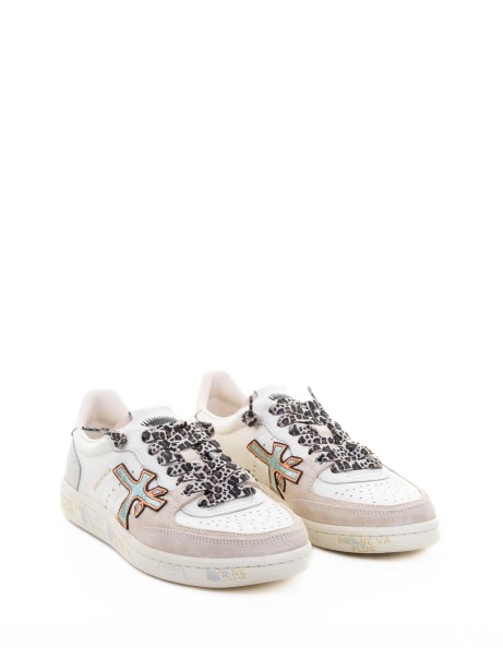 Clay 7317 Sneaker in leather and suede for women 2