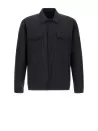 Navy Blue Jacket with Buttons and Pockets
