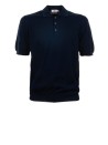 Men's Navy Blue Cotton Polo