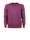 Mauve Cotton Crewneck Sweater