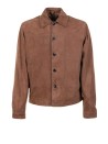Suede Jacket with Buttons