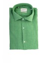Men's Green Linen Shirt