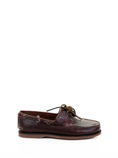 Brown Leather Boat Moccasin