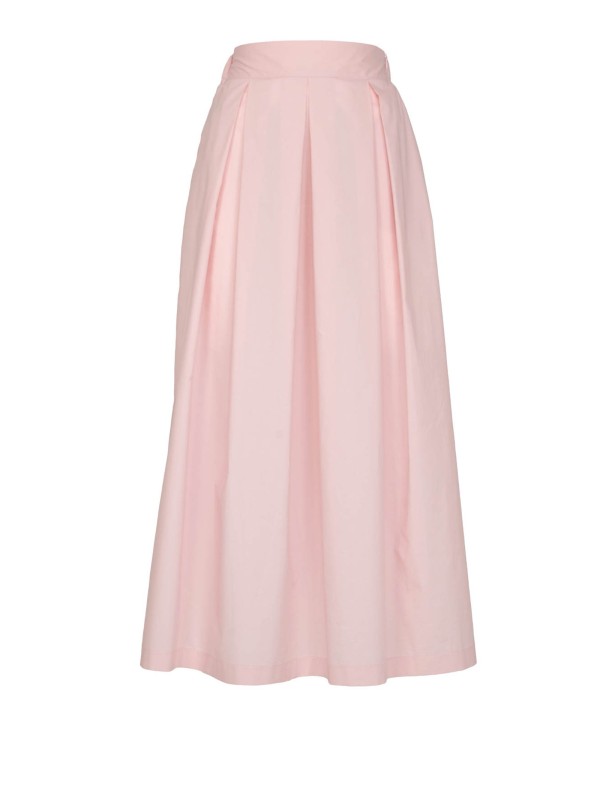 Pink long skirt