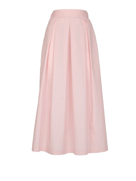 Pink long skirt