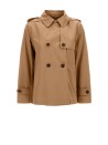 Women's Trench Camel Short