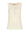 Women's Cream Tricot Top