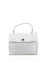 Treasure large ivory leather shoulder bag