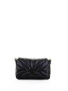 Terry Black Leather Shoulder Bag