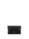 Terry Black Leather Shoulder Bag