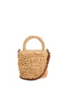 Mini Raffia Bag with Shoulder Strap