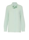 Women's Green Flower Shirt