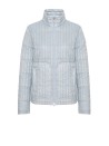 Women's Light Blue Down Jacket with Zip