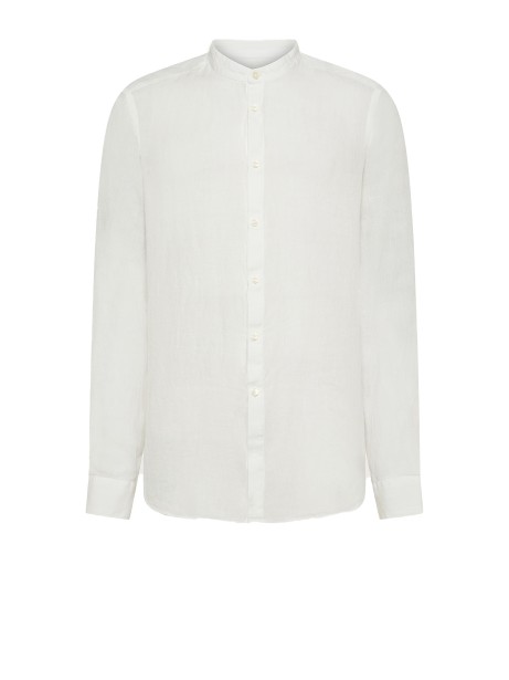 White Linen Men's Shirt