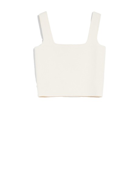 Top crop in viscosa jacquard