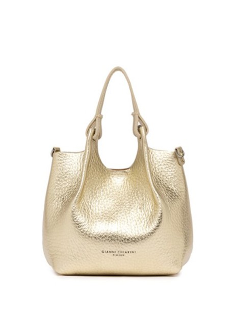 DUA bag in bubble leather double gold