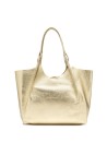 DUA bag in gold leather large