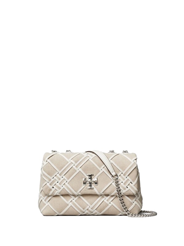Kira Woven Canvas Crossbody Bag