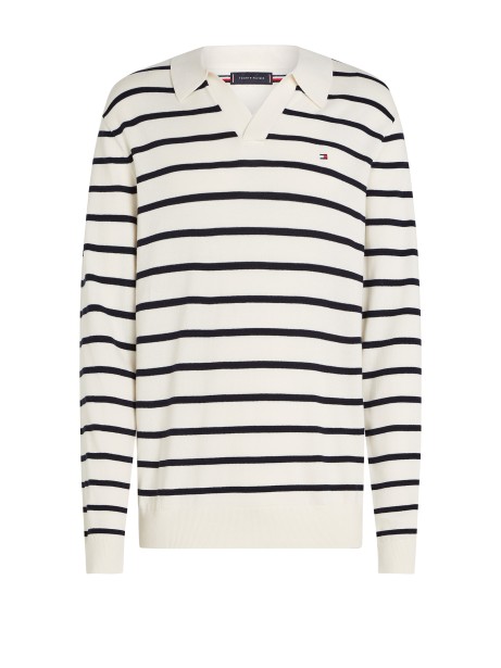 Striped Logo Sweater