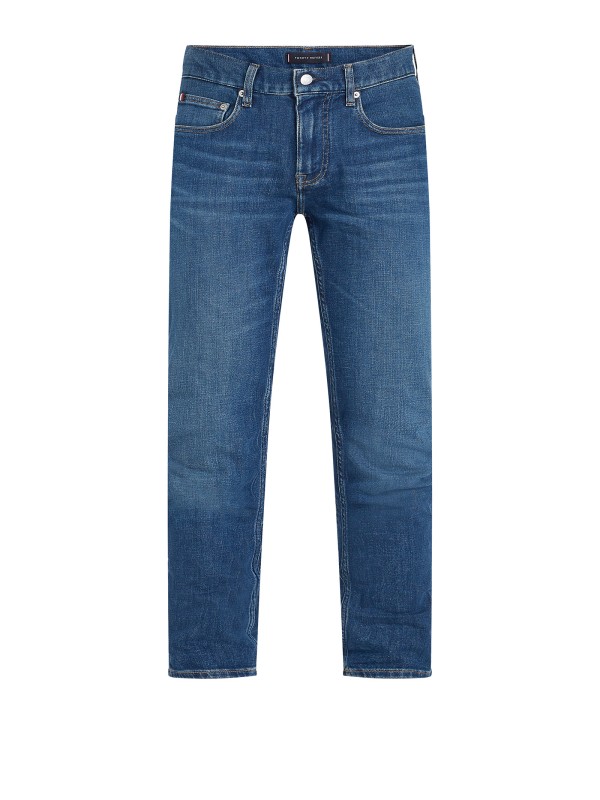 Jeans Denton dritti con baffature