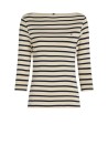 3/4 Sleeve Boat Neck T-Shirt