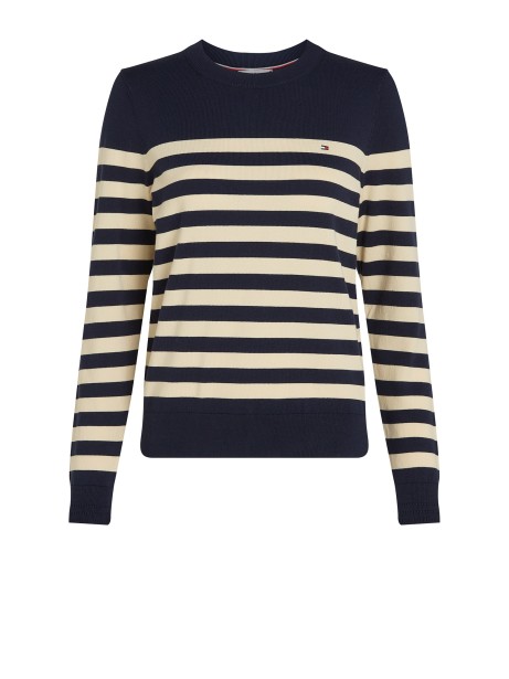 Striped Crewneck Sweater