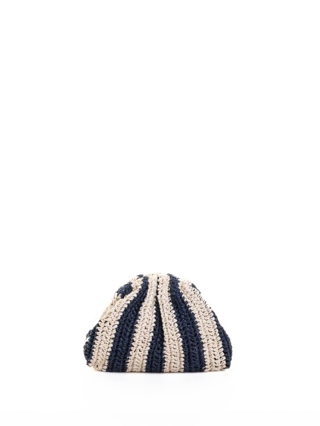 Mini Game Pochette in two-tone crochet