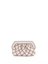 Vegan Checked Clutch with Shoulder Strap
