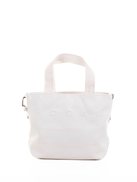 White Jeans Fabric Sack Bag