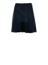 women's navy blue Bermuda shorts